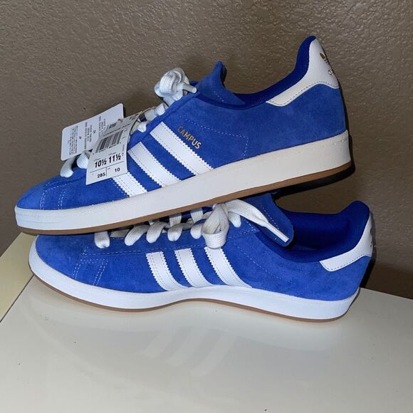 ADIDAS Campus ADV Shoes Royal blue size 10 1/2 men 11 1/2 women - Picture 4 of 9